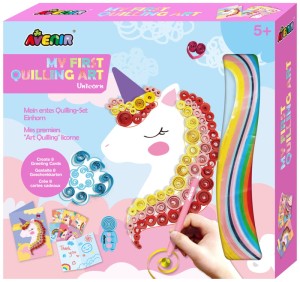 Zestaw kreatywny Sztuka quillingu Jednorożec, Avenir