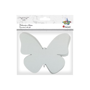 Motyle papierowe samoprzylepne 5 sztuk, Craft-Fun