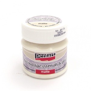 Klej + werniks do decoupage matowy 50 ml, Pentart