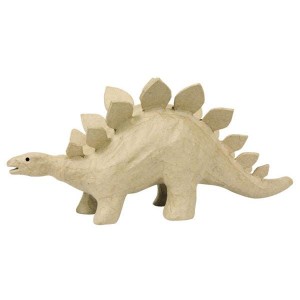 Figura z masy papierowej Stegosaurus duży 32 x 9 x 15 cm SA123, Decopatch