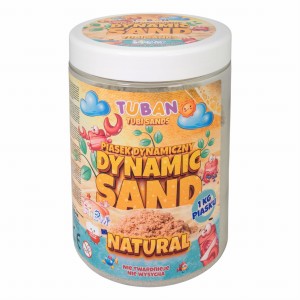 Piasek dynamiczny 1 kg. naturalny, Tuban