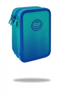 Piórnik szkolny z wyposażeniem Coolpack Gradien Ocean potrójny Jumper
