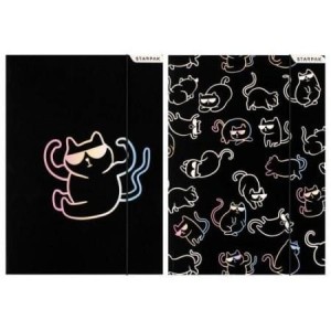 Teczka z gumką A4 Kitty holo, Starpak