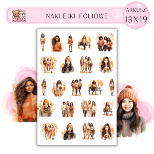 Naklejki Foliowe Jesień 13x19, Madam