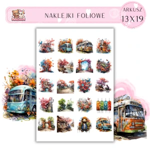 Naklejki Foliowe Krajobraz Miasto Natura 13x19, Madam