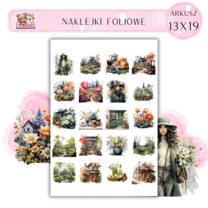 Naklejki Foliowe Natura Rośliny 13x19, Madam