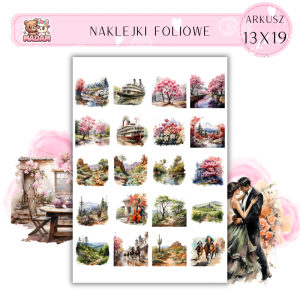 Naklejki Foliowe Japonia 13x19, Madam