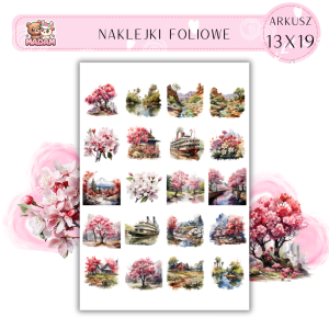 Naklejki Foliowe Japoński Krajobraz 13x19, Madam