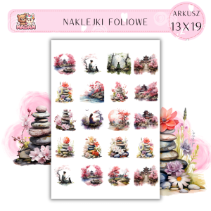 Naklejki Foliowe Japoński Krajobraz 13x19, Madam