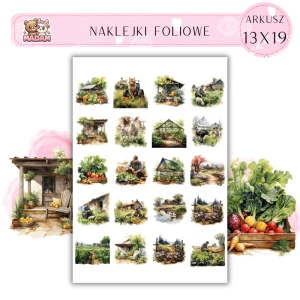 Naklejki Foliowe Wiesjki Dom Natura 13x19, Madam