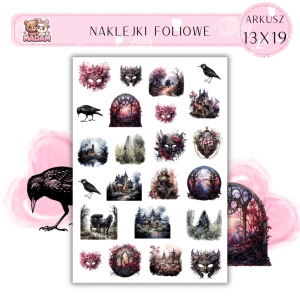 Naklejki Foliowe Gotycki Klimat 13x19, Madam