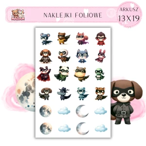 Naklejki Foliowe Zwierzęta Zorro 13x19, Madam