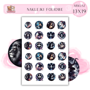 Naklejki Foliowe Znaki Zodiaku 13x19, Madam