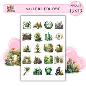 Naklejki Foliowe Zielarstwo 13x19, Madam