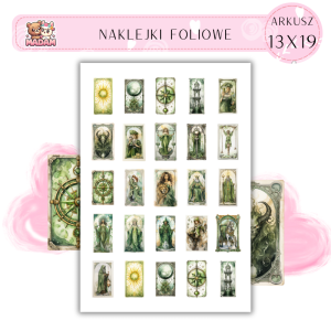 Naklejki Foliowe Tarot 13x19, Madam