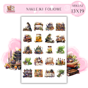 Naklejki Foliowe Zielarstwo 13x19, Madam