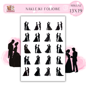Naklejki Foliowe Postacie Taniec 13x19, Madam