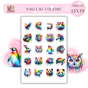 Naklejki Foliowe Zwierzęta Alchemy 13x19, Madam