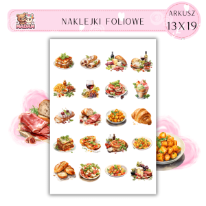 Naklejki Foliowe Włoska Kuchnia 13x19, MaDam