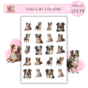 Naklejki Foliowe Pies 13x19, MaDam