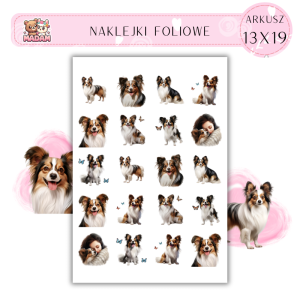 Naklejki Foliowe Pies 13x19, MaDam
