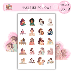 Naklejki Foliowe Mama 13x19, MaDam