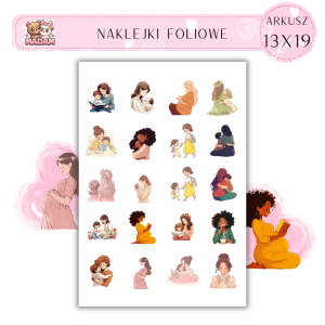 Naklejki Foliowe Mama 13x19, MaDam