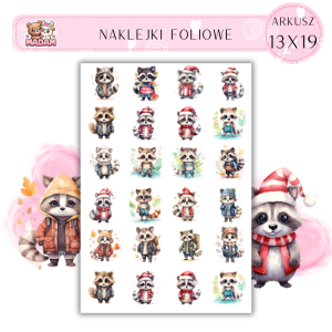 Naklejki Foliowe Zabawne Szopy 13x19, Madam