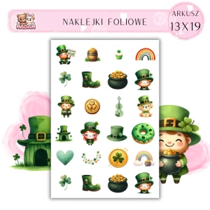 Naklejki Foliowe Szczęście Kończyna 13x19, Madam