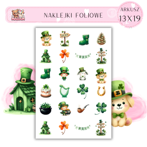 Naklejki Foliowe Szczęście 13x19, Madam