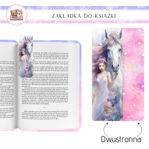 Zakładka do książki tradycyjna dwustronna Koń, MaDam