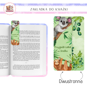 Zakładka do książki tradycyjna dwustronna Koala, MaDam