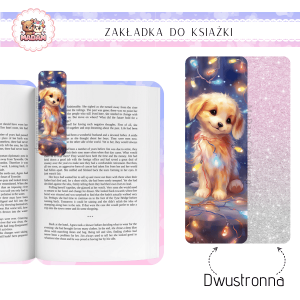 Zakładka do książki tradycyjna dwustronna Słodki Piesek, MaDam