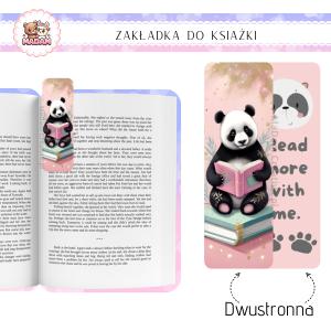Zakładka do książki tradycyjna dwustronna Panda, MaDam