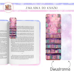 Zakładka do książki tradycyjna dwustronna Regał z Książkami, MaDam