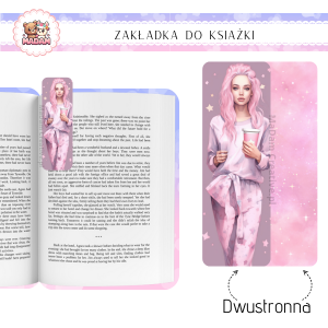 Zakładka do książki tradycyjna dwustronna Girl, MaDam