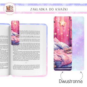 Zakładka do książki tradycyjna dwustronna Pokój, MaDam