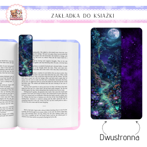 Zakładka do książki tradycyjna dwustronna Magiczny Ogród, MaDam