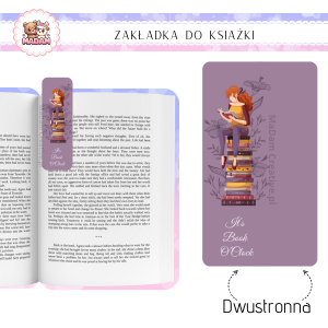 Zakładka do książki tradycyjna dwustronna book, MaDam