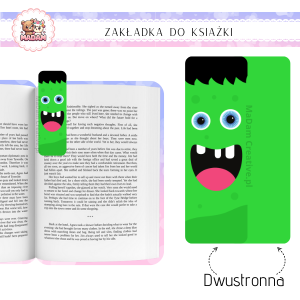 Zakładka do książki tradycyjna dwustronna Potwór, MaDam
