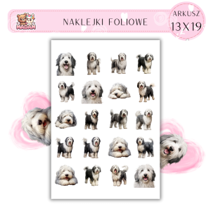 Naklejki Foliowe Pies 13x19, Madam