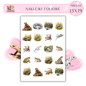 Naklejki Foliowe Gady 13x19, Madam
