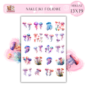 Naklejki Foliowe Meduza 13x19, Madam