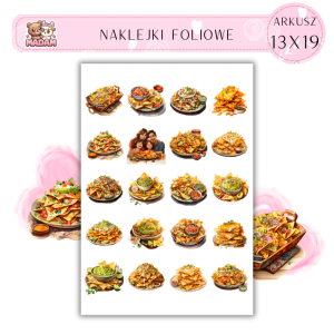 Naklejki Foliowe Nachos 13x19, Madam