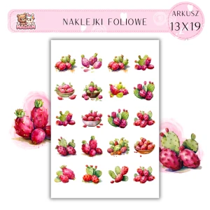 Naklejki Foliowe Opuncja Figowa 13x19, Madam