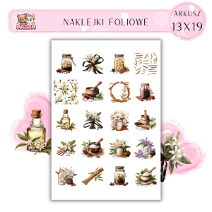 Naklejki Foliowe Cynamon 13x19, Madam