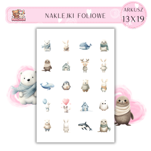 Naklejki Foliowe Zima 13x19, Madam