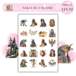 Naklejki Foliowe Starożytny Egipt 13x19, Madam