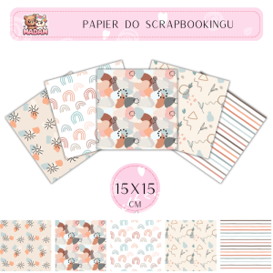 Papier do scrapbookingu Boho 2 15x15, MaDam