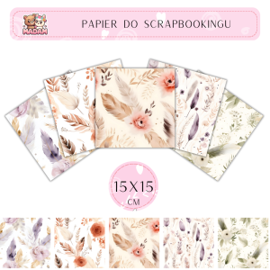 Papier do scrapbookingu Boho 15x15, MaDam